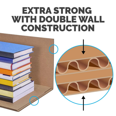 Hassle Free Small Moving Boxes With Reinforced Handles And Lift Off Lids Tape Free Assembly Heavy Duty Cardboard Carriers To Pack Up Your Whole Apartment Fast