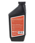 Rear view of 20W50 Hydraulic Fluid Quart for Lawn Tractors, Skid Steers, and Heavy Equipment, Pro Grade Hydraulic Oil