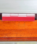 Two Pack Self Adhesive Acrylic Cabinet Hinges Flush Mount For Small Doors And DIY Boxes Easy Install No Drill Clear Durable Hinges