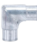 Rock Solid 3/4 Inch EMT Conduit Fitting Inside Corner Pull Elbow 90 Degree Bend in zinc housing for secure electrical runs.