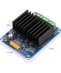 Dual Channel H Bridge Motor Driver Board 5V To 12V 0 To 30A DC Motor Controller with heat sink and current detection visible