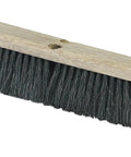 Rigged Up Commercial Floor Broom Sweep Brush 36 Inch Wide Base horsehair blend with hardwood handle for tough grime.