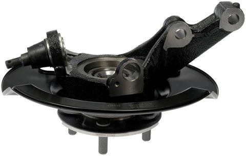 Front Left Wheel Bearing And Hub Assembly For 2001 To 2002 Honda Civic 1.7L L4 Engine, detailed view of the preloaded unit.