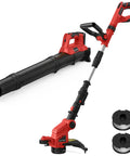 Weed Wacker And Leaf Blower Combo No Battery Included Compatible With 18V Battery Systems Auto Feed String Trimmer And 7 Speed Blower