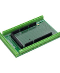 Mega 2560 R3 Prototype Screw Terminal Shield Board Kit With Pre-Soldered Headers For Easy Wire Connections And Prototyping On Arduino Mega 2560 No Soldering Needed, green PCB