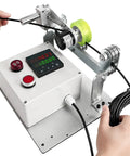 Game Changer Digital Length Counter With Grip Tight Measuring Wheel for wire tracking, handheld with sensor wheel, precise electronic ruler.