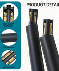 Close-up of Underground Wire Splice Kit For Romex 14/3 To 8/3 UF Cables Direct Burial 600V Max Waterproof with connectors