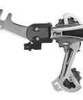 Rear Derailleur TY21B 6/7 Speed Hanger Mount for Mountain Bike, Aluminum Alloy Build, 11T Guide Wheel, Silver Finish