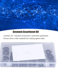 180 Piece Rubber Grommet Kit Durable Rubber Hole Plugs For Wiring And Plumbing Projects Ideal For Home Automotive And DIY Use With Assorted Sizes And UV Ozone Resistant Seals, plastic case