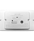 Dual LP And CO Alarm Propane And Carbon Monoxide Detector Flush Mount With Trim Ring White, displaying indicators and warnings.
