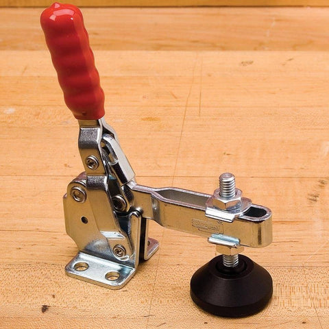 Six Inch Toggle Clamp Foot With Nuts And Washers, Oversized Stud For Wider, More Stable Clamping Pressure, Swivel Foot For Angled Stock
