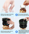Guide for Upgraded One Integrated Mason Jar Vacuum Sealer Kit For Smart Kitchen Storage Fully Automated Includes 10 Lids