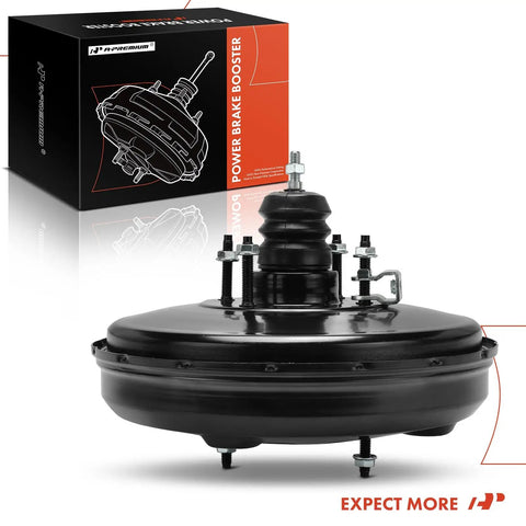 Street Legit Heavy Duty Vacuum Brake Booster For Honda Accord Civic Crv Direct Swap Built Tough, showcasing single diaphragm and steel build.
