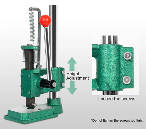 Heavy Duty Hand Arbor Press Tool Straight Up Shop Essential For Crimping And Forming Wood Aluminum Or Plastic With Solid Square Base And Killer 160 Kilogram Force