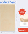 Baltic Birch Plywood 24 By 48 By Half Inch Heavy Duty Craft Wood Sheet Pack Of 1 B/BB Grade Boss Sturdy for engraving
