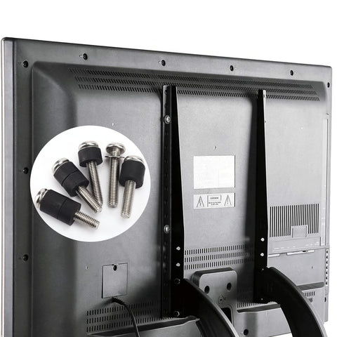 M8 TV Mounting Screws Kit With 25mm Spacers, M8 x 45mm Bolts, 1.25mm Pitch, Universal VESA Mount Hardware on flat-screen TV back