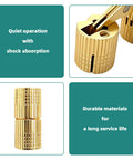 Close-up of Hidden Brass Barrel Hinges Kit For DIY Jewelry Boxes And Wooden Cabinets, showcasing design and material quality.