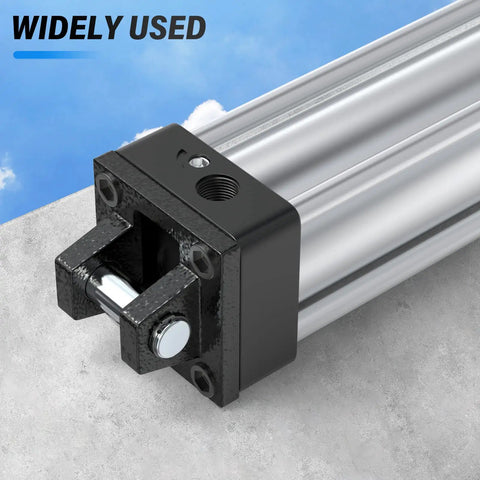 SC63 Air Cylinder Base Connection Fittings Heavy Duty Iron CB63 Standard Type for Industrial Machines close-up view