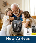 Extra Large Piggy Bank For All US Coins With LCD Digital Counter, 2.4L Capacity, family with large coin jar, indoor setting