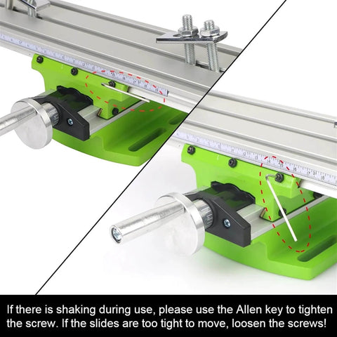 Pro Grade Multifunction Adjustable X Y Axis Milling Machine Worktable Vise Fixture With Cross Slide for precision setup