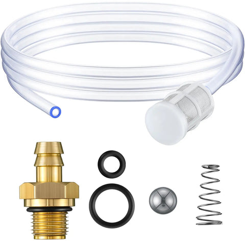 Pressure Washer Siphon Hose With Filter And Chemical Soap Injector Kit For Briggs And Stratton, Homelite, Ryobi And Husky components
