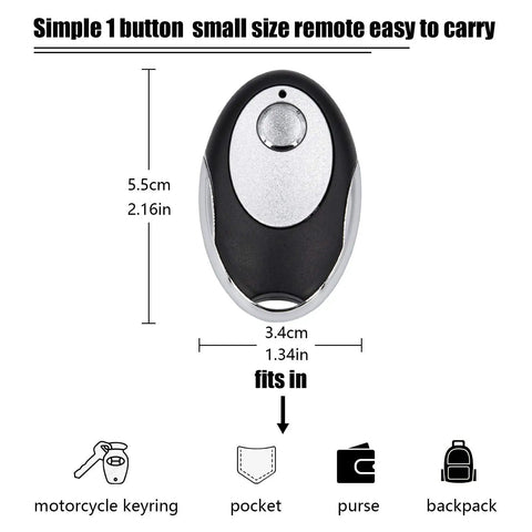3 Pack Garage Door Remote Keychain Replacement For Sears Craftsman Chamberlain LiftMaster With Yellow Learn Button Security 2.0 Compatible With 891LM 893LM 950ESTD 953ESTD