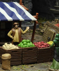 Warlock Tiles Marketplace Accessory For Dungeons And Dragons And Tabletop RPGs with dope modular market stalls and produce display