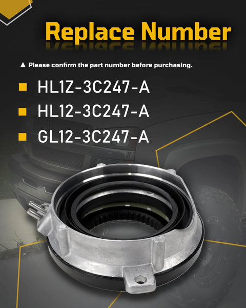 Locking hub actuator for Ford F-150 4x4, metal housing, front view