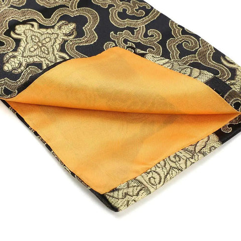 Silk Katana Sword Carrying Bag Case For Japanese Samurai Premium Soft Silk Sleeve With Scratch Resistant Lining, orange interior