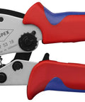 Self Adjusting Crimping Pliers With 360 Degree Rotating Head Eight Lock Positions Auto End Sleeve Crimping Square Crimp