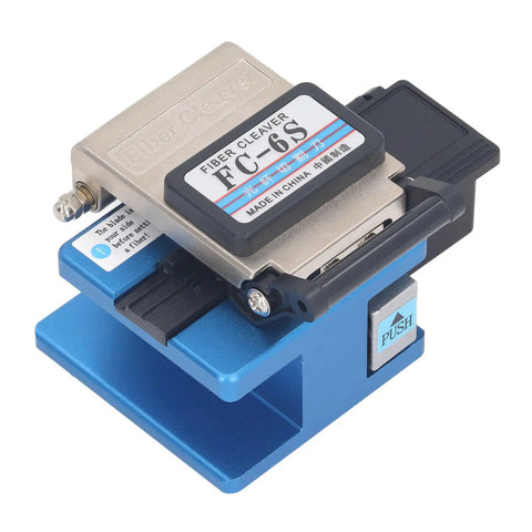 Fiber Cleaver Tool Kit 0.5 Degree Angle With Tungsten Steel Blade And ABS Storage Case For Pro Grade Optical Fiber Cable Cutting
