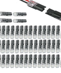 50 Pieces Quick Clip Fasteners For 22 18 AWG Automotive LED Wire Connectors And LED Strip Splicing Suitable For Speaker