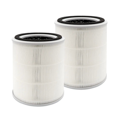 TOPPIN TPAP001 3 In 1 H13 Replacement Filter Set For Air Purifier Comfy Air C2 2 Pack with nylon pre-filter and carbon filter