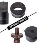 Different shapes of punch dies for Round 16mm Hole Punch Die Set for CH70 Hydraulic Punch Digger Tool Machine