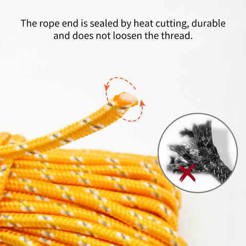 Hella Tough 6 mm Braided Floating Dock Rope With Bright Reflective Markings And Heavy Duty Swivel Hooks For Boat Anchoring Campouts And Lake Days Yellow Twenty Meter Line Rock Solid Build