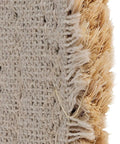 Badass 6 Inch Sisal Buffing Wheel For Metals, Fast Cutting Polsher Pad With Half Inch Arbor Hole, Heavy Duty Spiral Sewn Design showing natural sisal fibers.