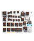 Advanced Arduino Starter Kit With 30 Projects And 190 Plus Components For Adults And Makers Includes Servo Motor IR Remote LED Matrix And IoT Ready Uno R3 Electronics Kit contents overview.
