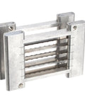 Three-Eighths Inch Blade Assembly Replacement Kit For Food Service Slicers, stainless steel, pre-tensioned, side view