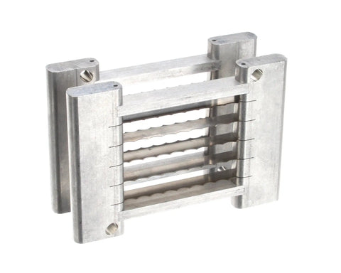 Three-Eighths Inch Blade Assembly Replacement Kit For Food Service Slicers, stainless steel, pre-tensioned, side view