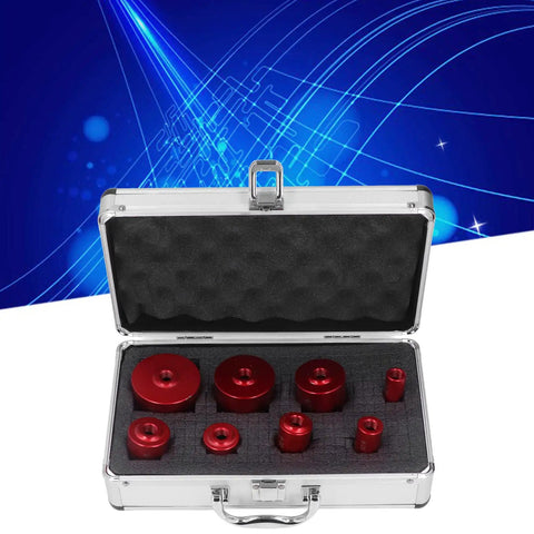 Eight Piece Diamond Hole Saw Drill Bit Set With M14 Thread For Glass Tile Marble Granite Ceramic Dry Drilling Kit Ranging From 20Mm To 68Mm in case