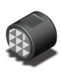 Carbide Tipped Round Gripper, 16 Mm Diameter, 12 Mm Height, Fine Finish, 1/2 Inch Pad Diameter, Precision Milling Tool Accessory