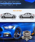 Installation guide for Rear Wheel Hub Bearing Assembly OE 512388 Set Of 2 With ABS For Nissan Altima Altima Coupe Maxima Pathfinder Infiniti QX60 JX35 5 Lug FWD Left And Right Hubs Replacement