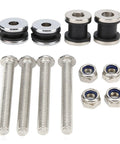 Detachable Docking Hardware Kit For Sportster 883 1200 XL 2004-2017, chrome-plated screws, nuts, washers, mounting hardware