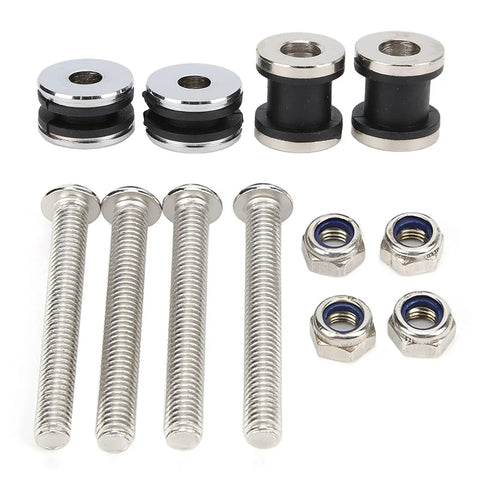 Detachable Docking Hardware Kit For Sportster 883 1200 XL 2004-2017, chrome-plated screws, nuts, washers, mounting hardware