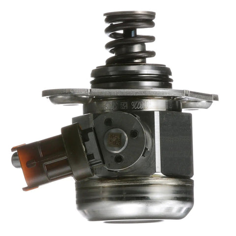 Built Tough Direct Injection High Pressure Fuel Pump showing mechanical design with spring and connector for reliable fuel delivery.