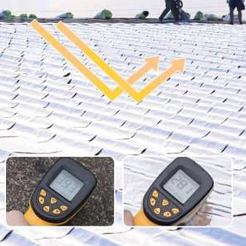 Heavy Duty Waterproof Roof Repair Tape With Self Adhesive Rubber Asphalt Patch To Stop Leaks Cracks In Gutters Windows And RV Awnings Fast 50CM By 7M Roll laid out on a roof, showing sealing properties.