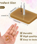 Heavy Duty Plastic Drawer Glide Pads Fix Sticky Dresser Slides With No Sweat Bottom Mount Furniture Runners 16 Pack size measurement next to hand.