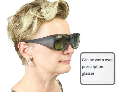 Kickass Pro Grade Heavy Duty Laser Safety Goggles With High Visible Transmittance OD5Plus Clarity For Diode Uv And Invisible Beam Protection In Beauty Clinics Industrial Optics Labs