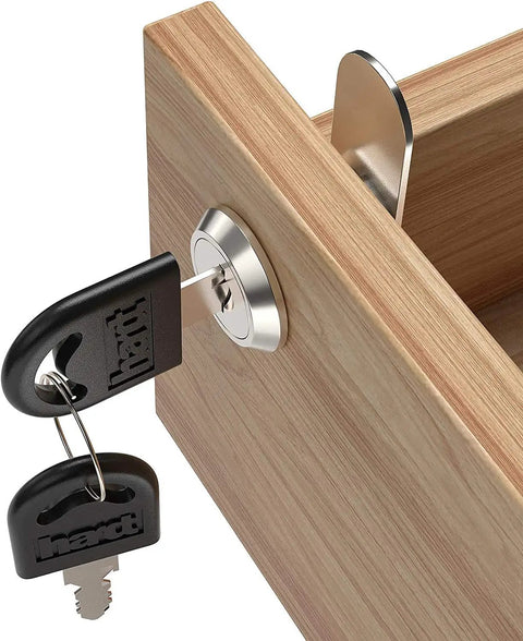 Five Pack Keyed Different Cam Lock Set With Five Eighths Inch Cylinder Fits Cabinets Desks Drawers Mailboxes File Cabinets Tabletop Showcases Camper And RV Doors Chrome Finish Zinc Alloy Secure Storage Hardware Replacement