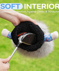 Funny Golf Driver Headcover Inspired By Happy Gilmore For Standard 460cc Drivers, soft interior protection shown.